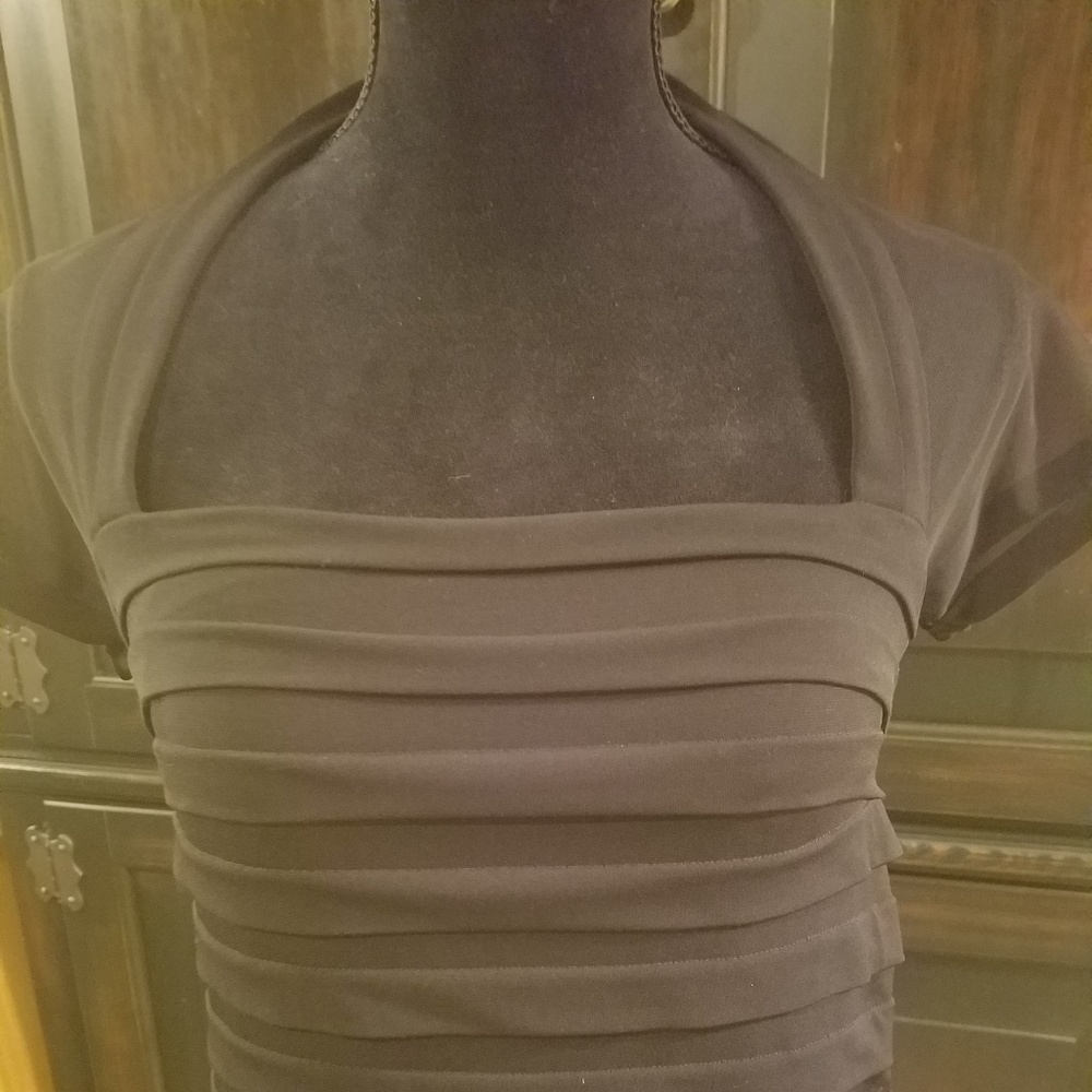 Cap sleeve cocktail dress